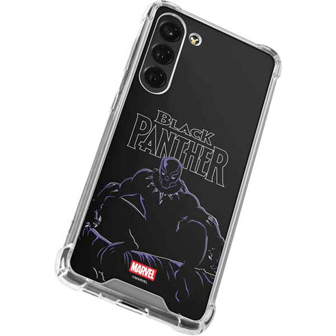 Marvel Black Panther Night Time Watch Galaxy S24 FE Clear Case